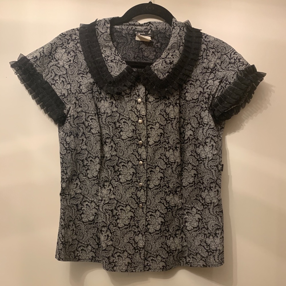 Agnes B Cotton Blouse
